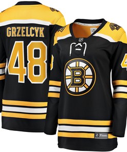 Matt Grzelcyk Boston Bruins Fanatics Branded Womens Home Breakaway Player Jersey - Black Nhl