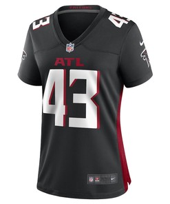 Matt Hankins Atlanta Falcons Women's Game Player Jersey - Black