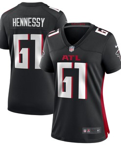 Matt Hennessy Atlanta Falcons Womens Game Jersey - Black Nfl