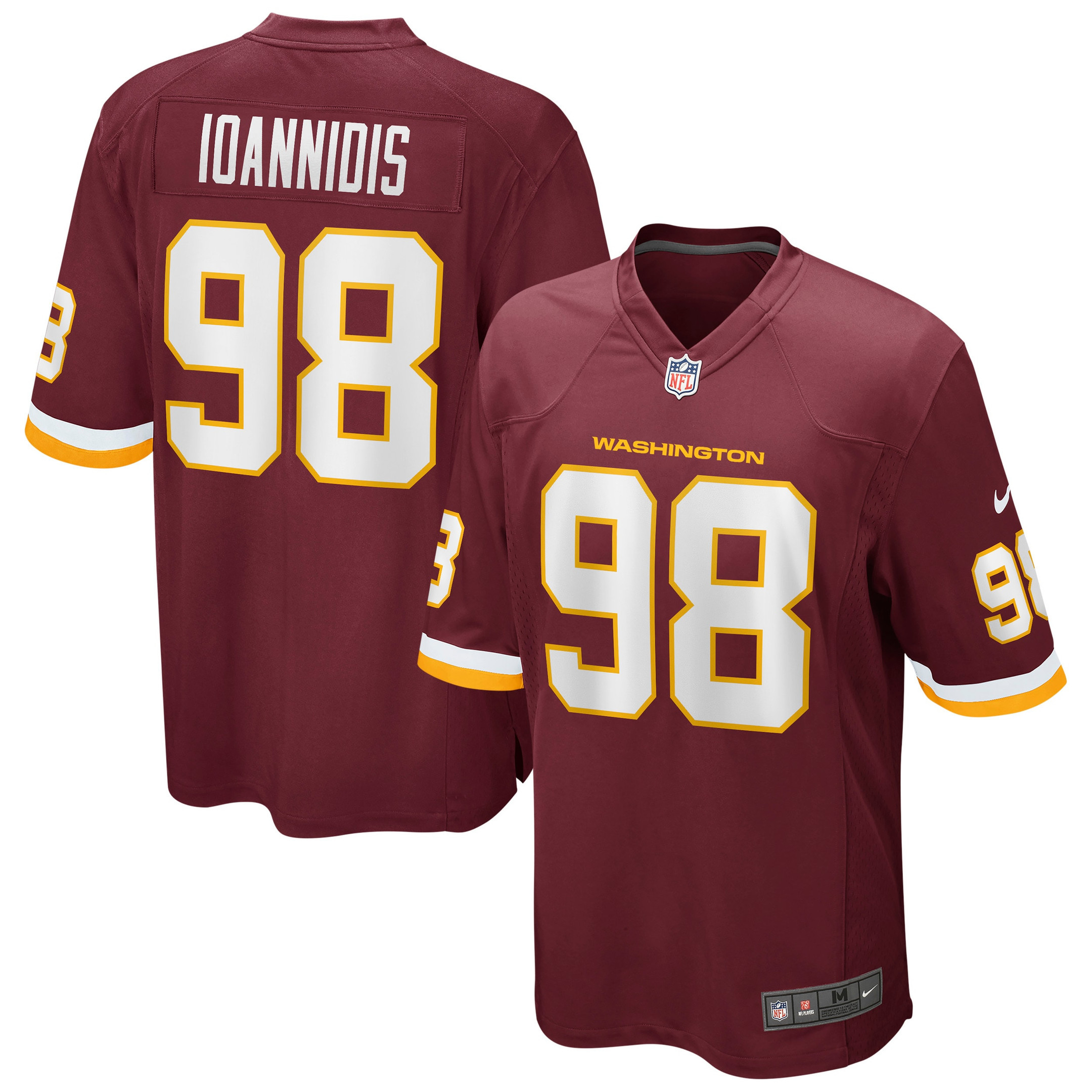 Matt Ioannidis Washington Football Team Game Player Jersey - Burgundy Nfl