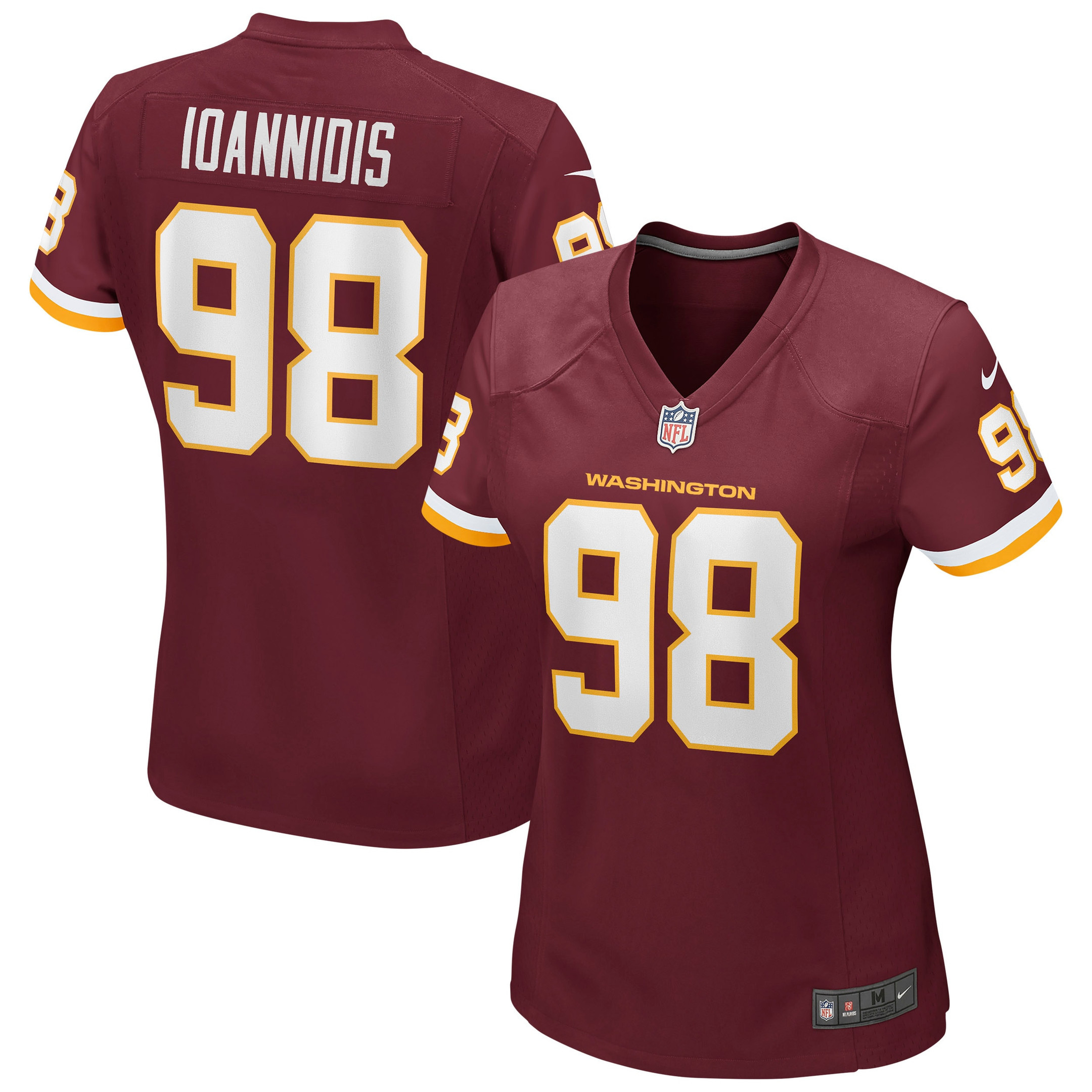 Matt Ioannidis Washington Football Team Womens Game Player Jersey -burgundy Nfl