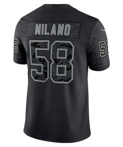 Matt Milano Buffalo Bills RFLCTV Limited Jersey - Black