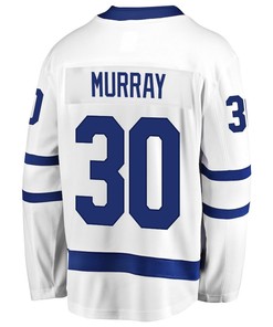 Matt Murray 30 Toronto Maple Leafs Stanley Cup 2023 Playoffs Patch Away Breakaway Men Jersey - White