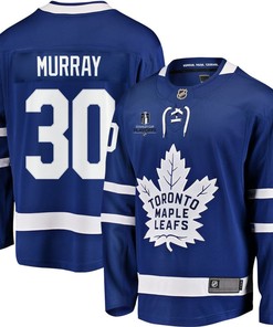 Matt Murray 30 Toronto Maple Leafs Stanley Cup 2023 Playoffs Patch Home Breakaway Men Jersey - Blue