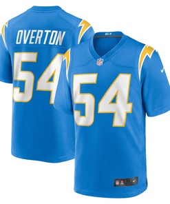 Matt Overton Los Angeles Chargers Game Jersey - Powder Blue Nfl