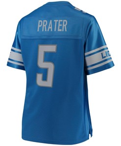 Matt Prater Detroit Lions Nfl Pro Line Womens Team Color Player Jersey - Blue