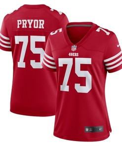 Matt Pryor San Francisco 49ers Women's Player Game Jersey - Scarlet