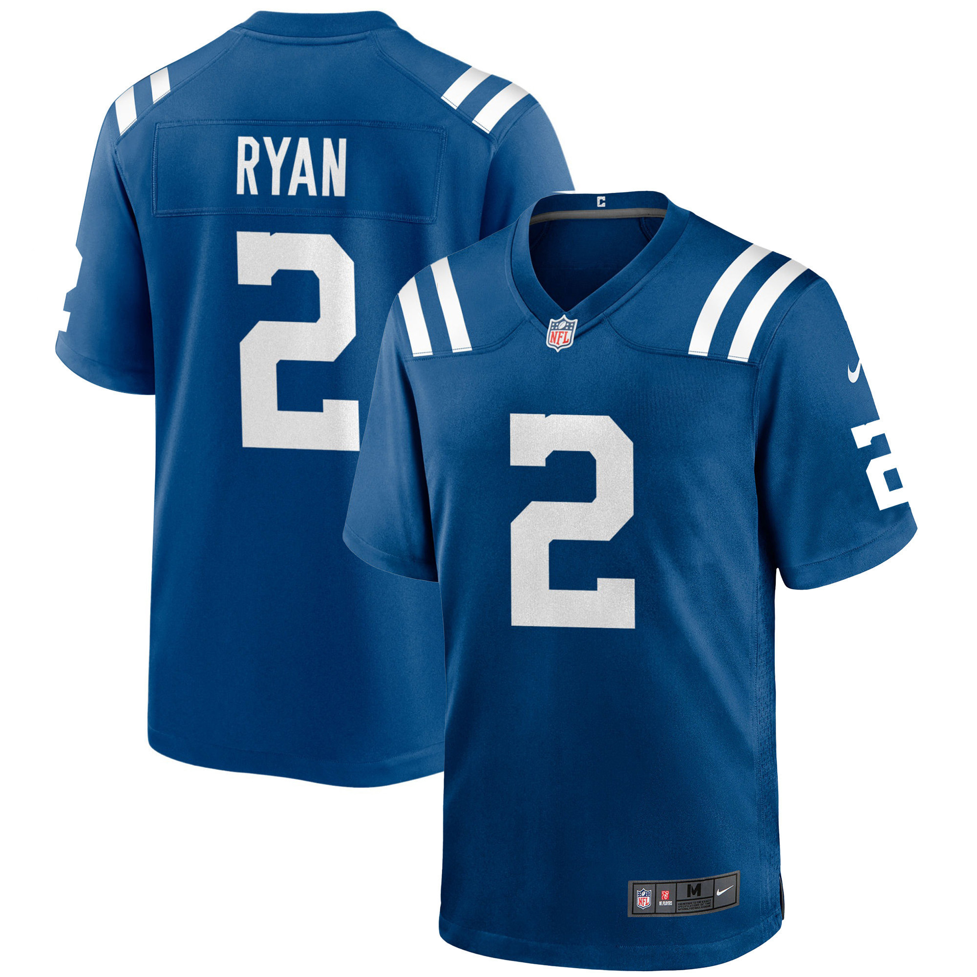 Matt Ryan 2 Indianapolis Colts Game Men Jersey - Royal Jersey