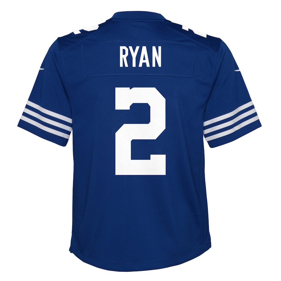 Matt Ryan 2 Indianapolis Colts Youth Alternate Game Jersey - Royal