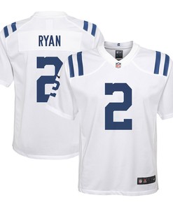 Matt Ryan 2 Indianapolis Colts Youth Away Game Jersey - White