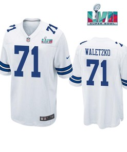 Matt Waletzko 71 Dallas Cowboys Super Bowl LVII Super Bowl LVII White Men Game Jersey