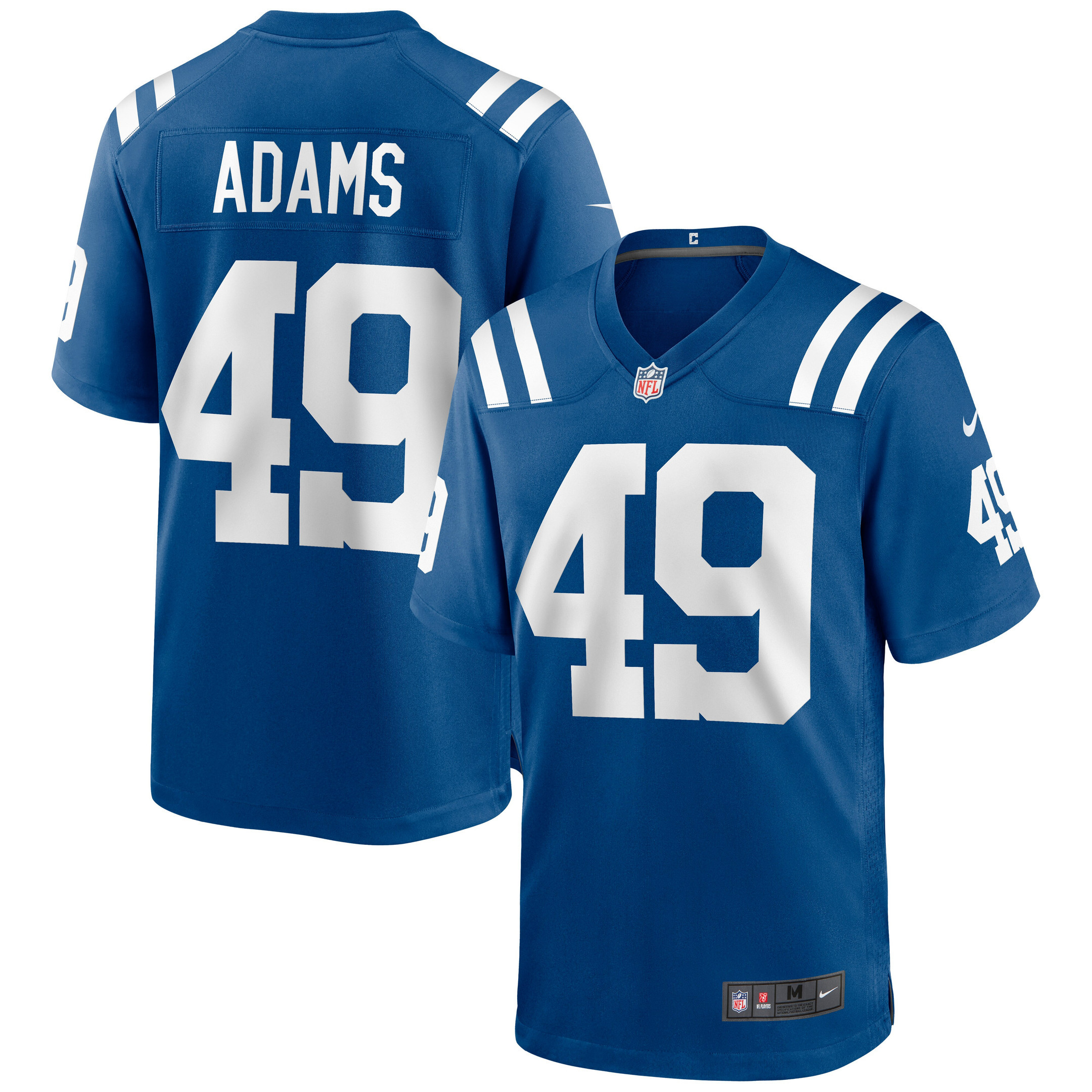 Matthew Adams Indianapolis Colts Game Jersey - Royal Nfl