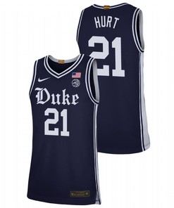 Matthew Hurt 21 Duke Blue Devils Alternate Brotherhood Men Jersey - Navy