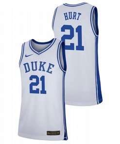 Matthew Hurt 21 Duke Blue Devils Basketball Men Jersey - White