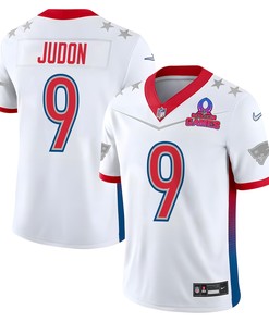 Matthew Judon 9 New England Patriots Pro Bowl 2023 Patch Men Jersey - White
