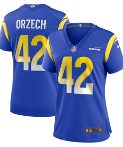 Matthew Orzech Los Angeles Rams Womens Game Jersey - Royal Nfl
