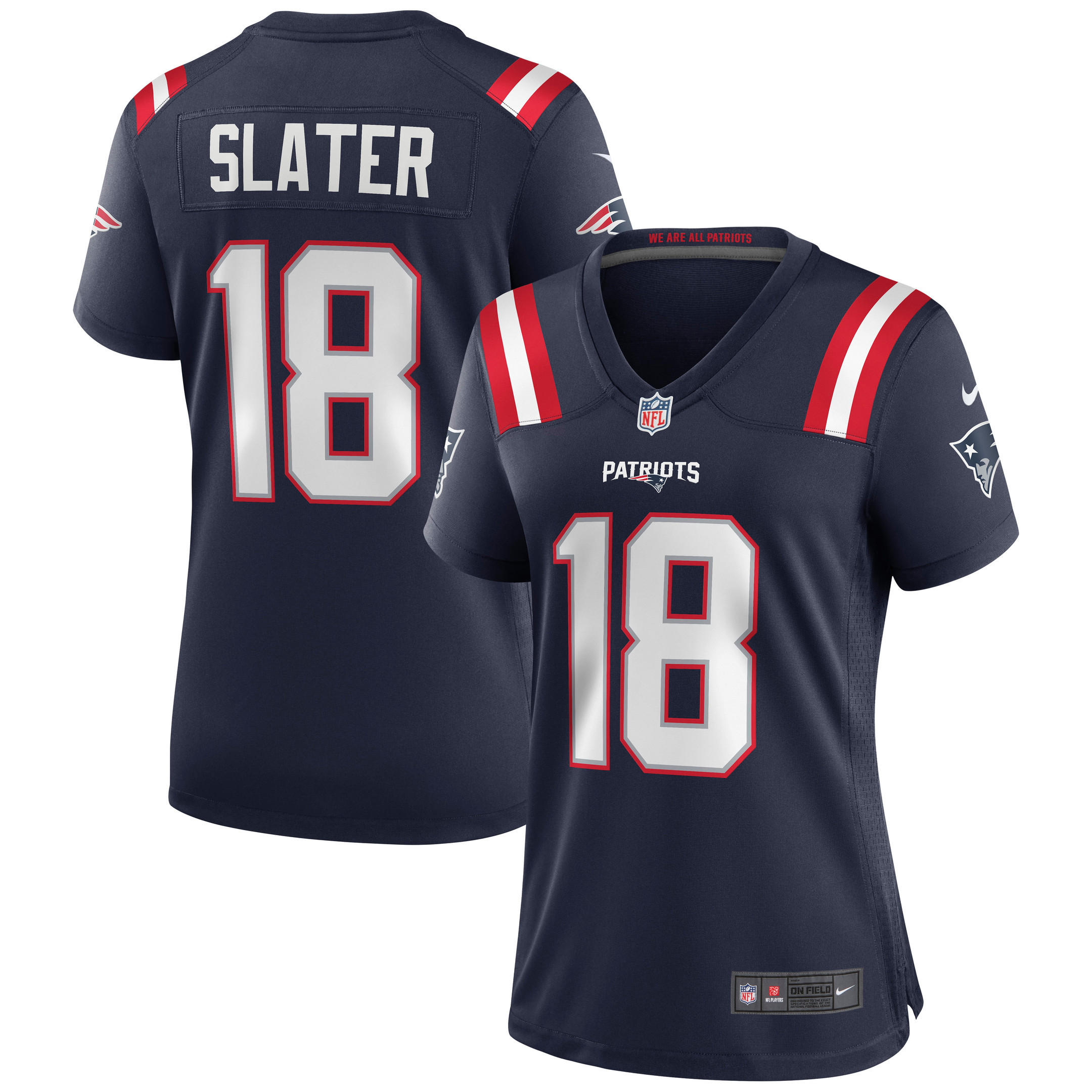 Matthew Slater New England Patriots Womens Game Jersey - Navy Nfl
