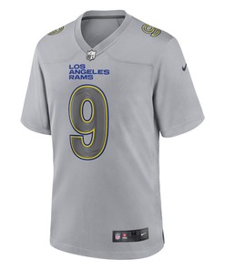 Matthew Stafford 9 Los Angeles Rams Atmosphere Fashion Game Jersey - Gray