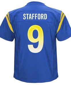 Matthew Stafford 9 Los Angeles Rams Preschool Game Jersey - Royal