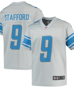 Matthew Stafford Detroit Lions Nike Youth Inverted Game Jersey - Silver