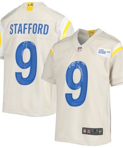 Matthew Stafford Los Angeles Rams Game Jersey Bone Nfl
