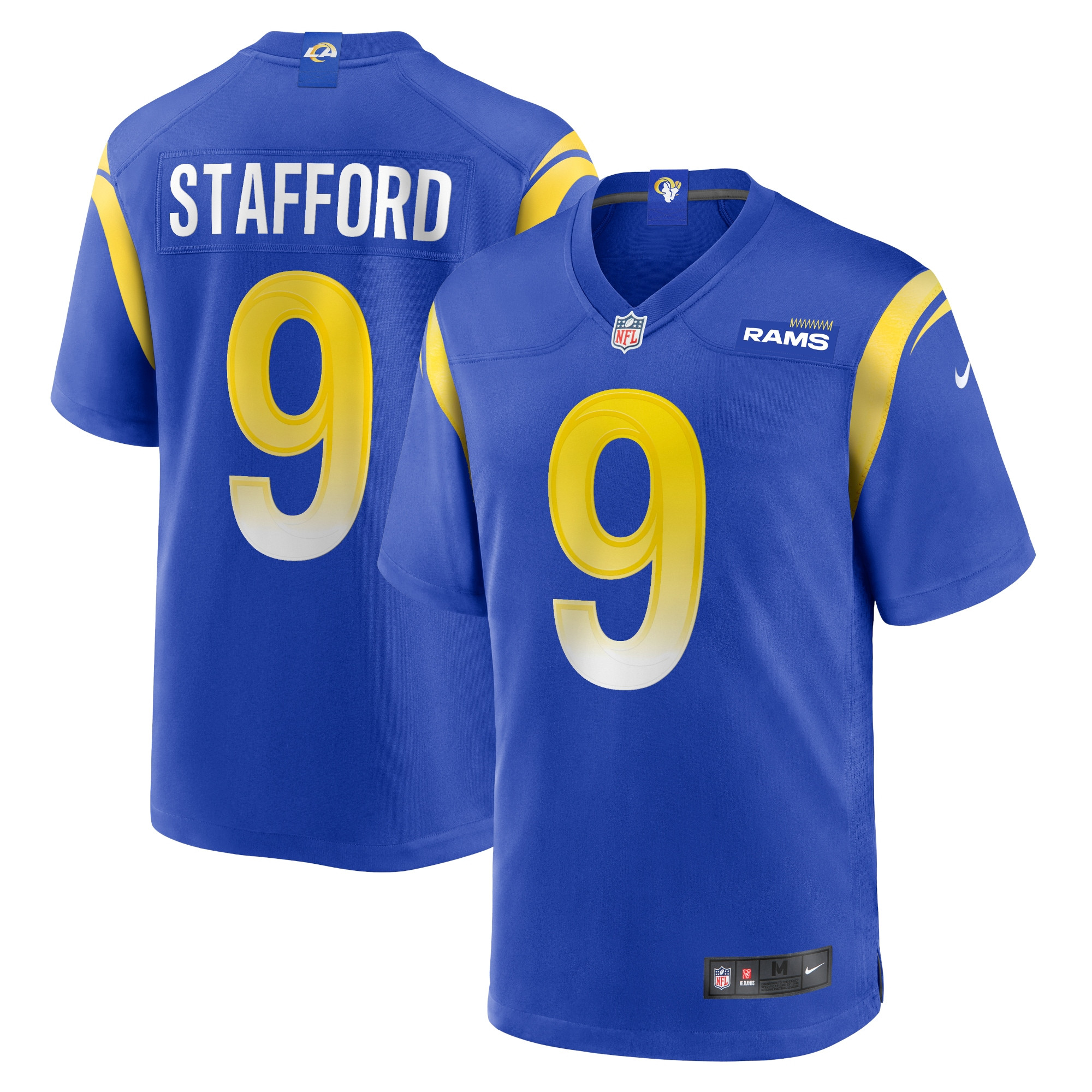Matthew Stafford Los Angeles Rams Game Jersey Royal Nfl