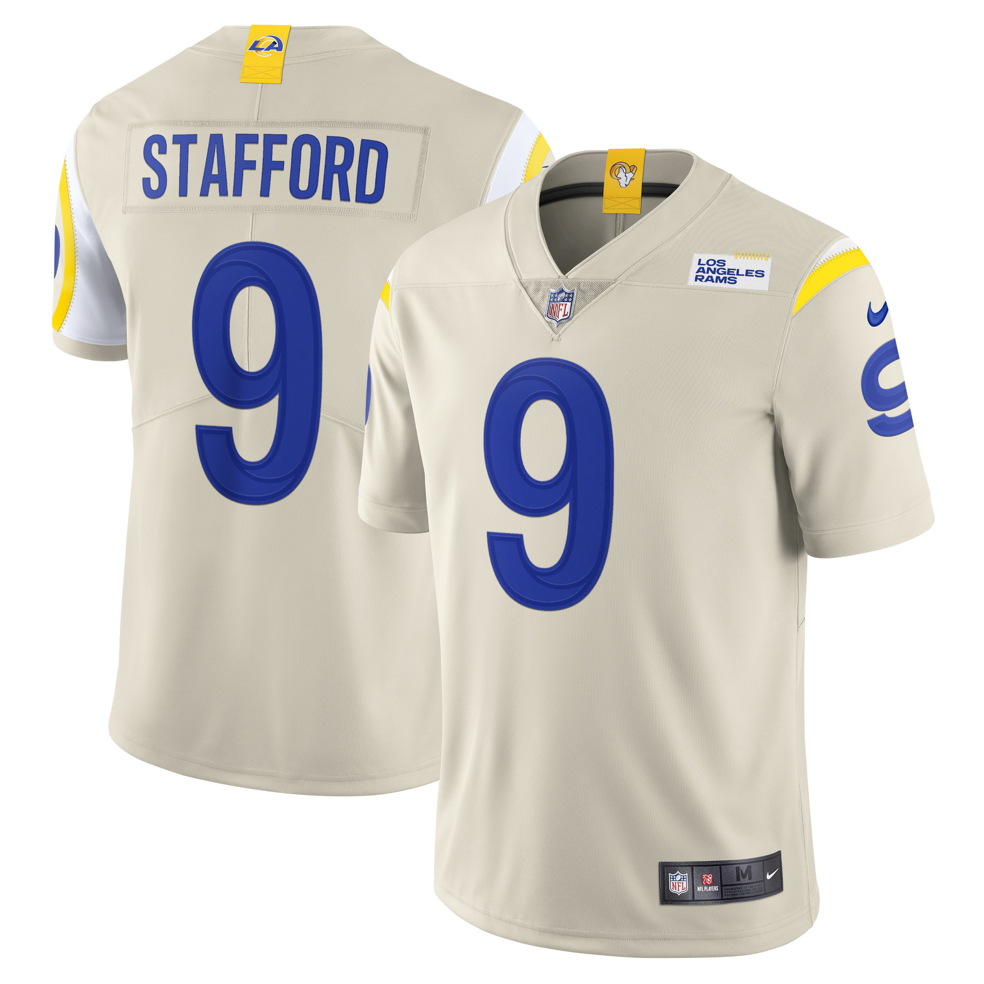 Matthew Stafford Los Angeles Rams Vapor Limited Jersey Bone Nfl