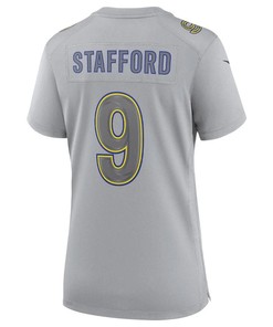Matthew Stafford Los Angeles Rams Women's Atmosphere Fashion Game Jersey - Gray