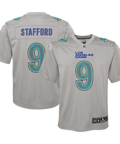 Matthew Stafford Los Angeles Rams Youth Atmosphere Game Jersey - Gray