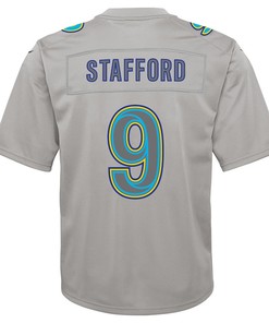 Matthew Stafford Los Angeles Rams Youth Atmosphere Game Jersey - Gray
