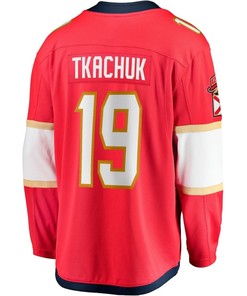 Matthew Tkachuk 19 Florida Panthers 2023 Stanley Cup Final Home Breakaway Player Jersey - Red