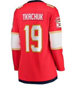 Matthew Tkachuk 19 Florida Panthers Women's 2023 Stanley Cup Final Home Breakaway Player Jersey - Red