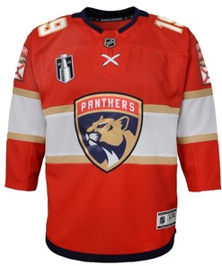 Matthew Tkachuk 19 Florida Panthers Youth 2023 Stanley Cup Final Home Jersey - Red