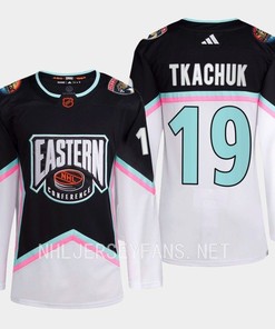 Matthew Tkachuk 19 Panthers 2023 All-Star Eastern Conference Black Jersey.