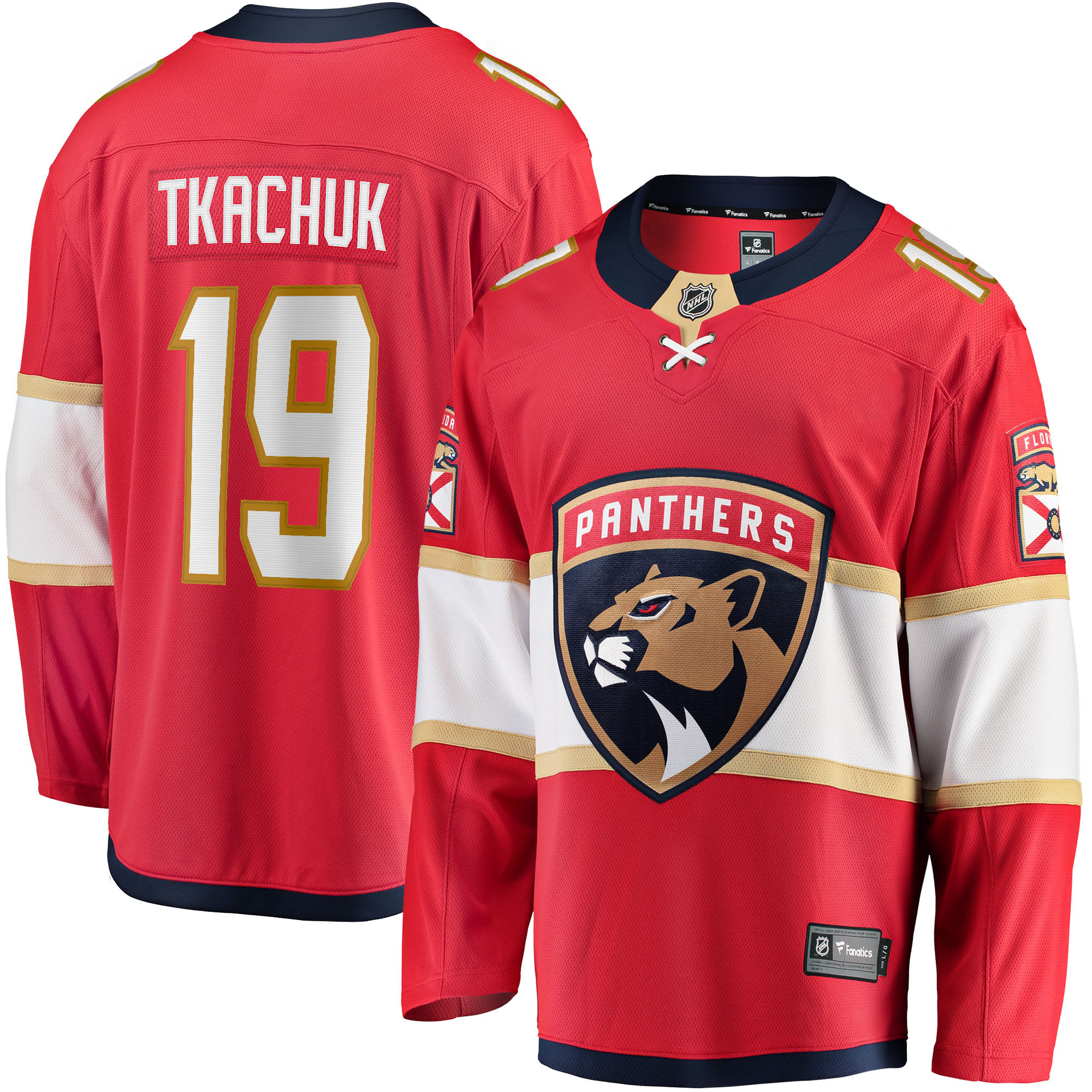 Matthew Tkachuk Florida Panthers Fanatics Branded Home Breakaway Player Jersey - Red Nhl