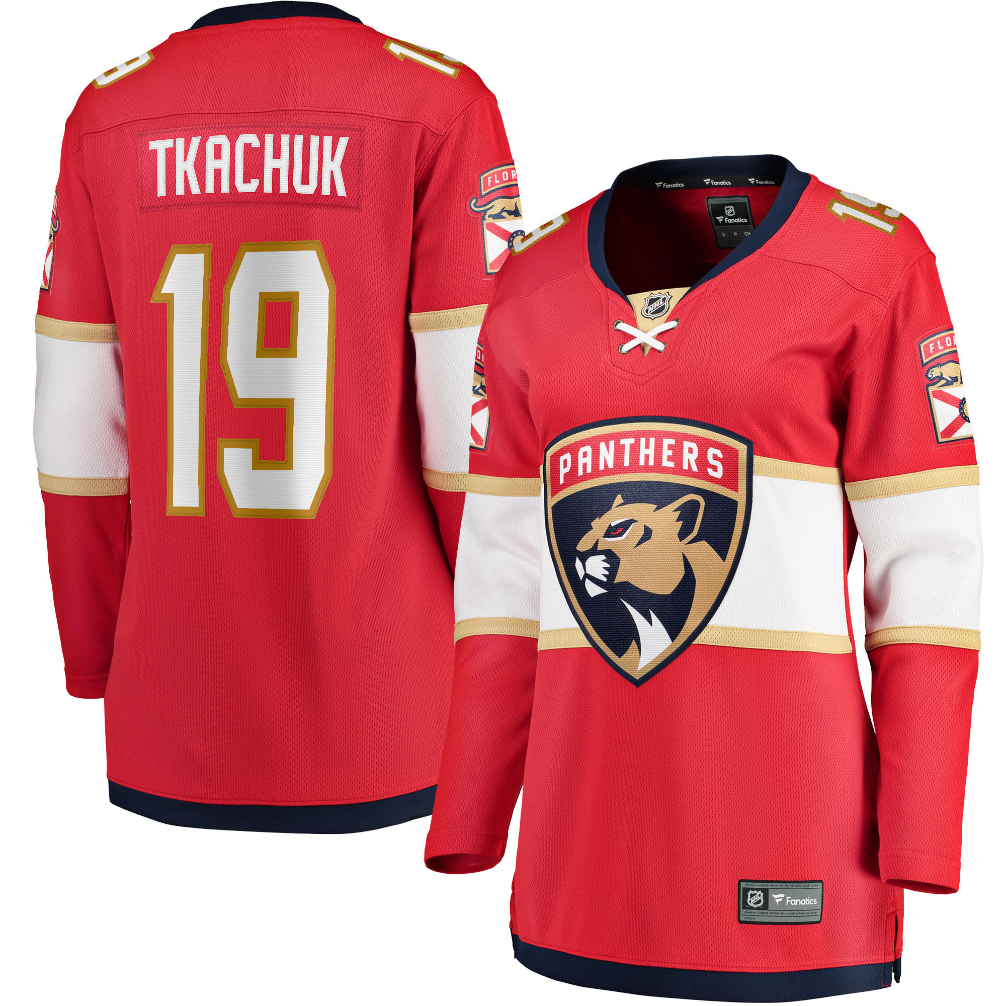 Matthew Tkachuk Florida Panthers Fanatics Branded Womens Home Breakaway Player Jersey - Red Nhl