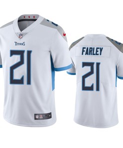 Matthias Farley 21 Tennessee Titans White Vapor Limited Jersey