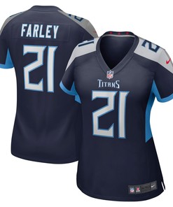 Matthias Farley Tennessee Titans Womens Game Jersey - Navy Nfl