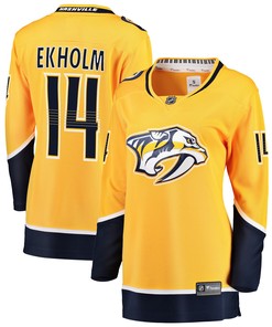 Mattias Ekholm Nashville Predators Fanatics Branded Womens Breakaway Player Jersey - Gold Nhl