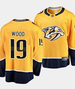 Matvei Michkov #19 Nashville Predators 2023 NHL Draft Home Men Jersey - Yellow