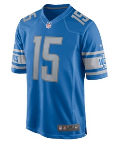 Maurice Alexander Detroit Lions Player Game Jersey - Blue