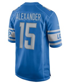 Maurice Alexander Detroit Lions Player Game Jersey - Blue