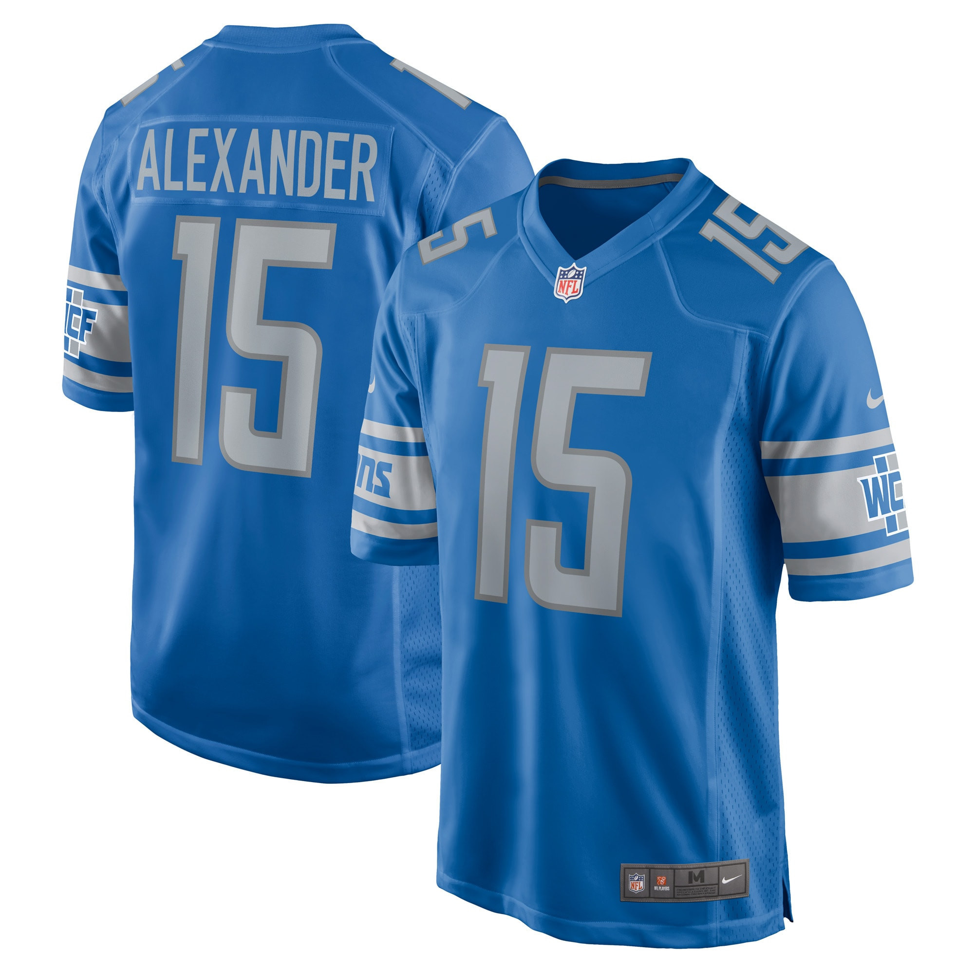Maurice Alexander Detroit Lions Player Game Jersey - Blue Nfl