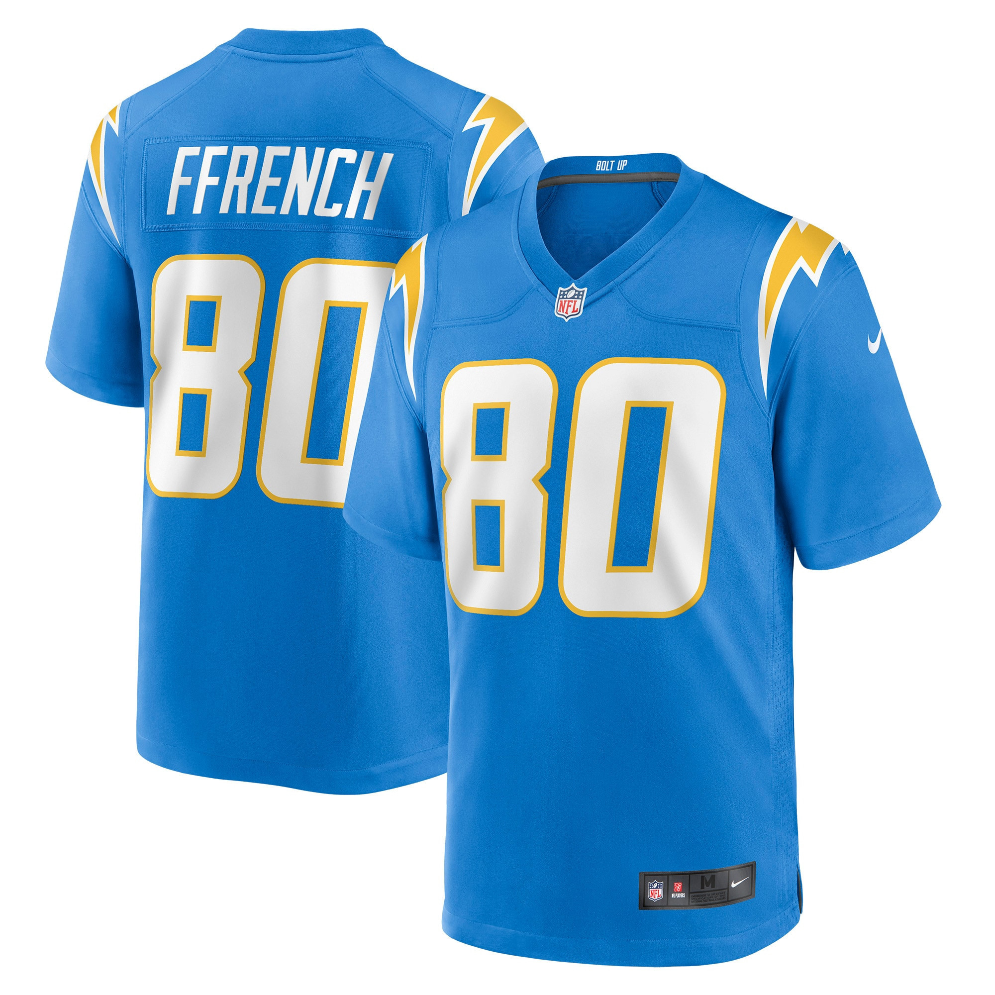 Maurice Ffrench Los Angeles Chargers Game Jersey - Powder Blue Nfl