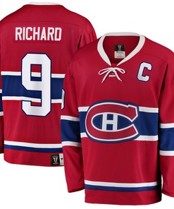 Maurice Richard Montreal Canadiens Fanatics Branded Premier Breakaway Retired Player Jersey - Red Nhl