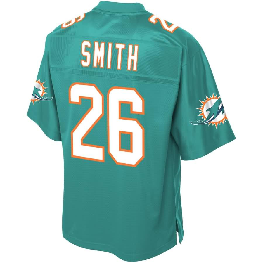 Maurice Smith Miami Dolphins Nfl Pro Line Team Player Jersey - Aqua