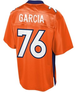 Max Garcia Denver Broncos Nfl Pro Line Player Jersey - Orange