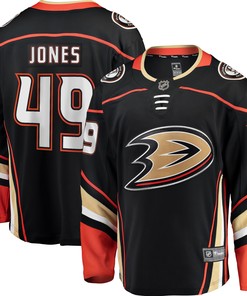 Max Jones Anaheim Ducks Fanatics Branded Breakaway Player Jersey - Black Nhl