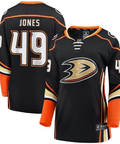 Max Jones Anaheim Ducks Fanatics Branded Womens Home Breakaway Player Jersey - Black Nhl