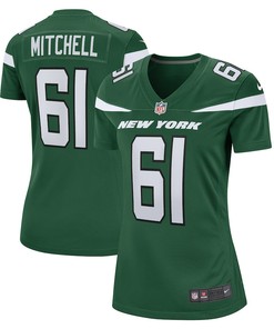 Max Mitchell New York Jets Women's Game Player Jersey - Gotham Green